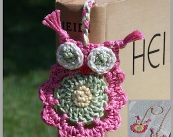 Scalloped Owl Bookmark Crochet Pattern ... Instant Download
