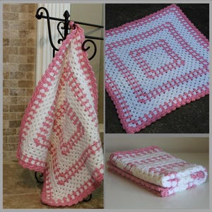 Soft & Sassy Blanket Crochet Pattern ... Instant Download