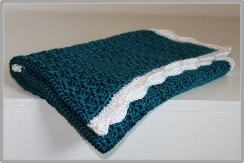 Parker Baby Blanket Crochet Pattern ... Instant Download afbeelding 2