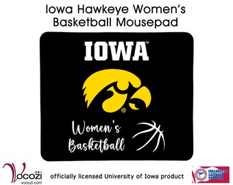 Iowa Hawkeye Women's Basketball Mouse Pad          - University of Iowa   Mousepad