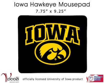 Iowa Hawkeye Iowa over Tiger Hawk Mouse Pad          - Univ of Iowa   Mousepad