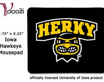 Iowa Hawkeye Herky Mouse Pad          - Univ of Iowa   Mousepad