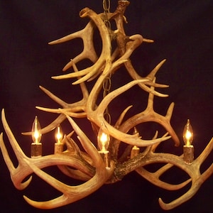 Legend Antler Designs &quot; Cascade&quot; Antler Chandelier