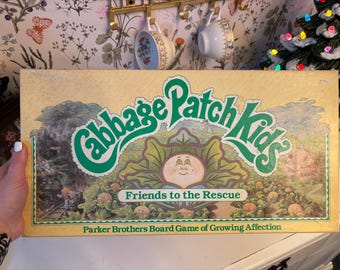 Vintage 1984 Cabbage Patch Kids Hide and Seek 1980s Board Game