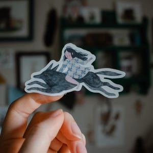 Vinylsticker Wolf Rider