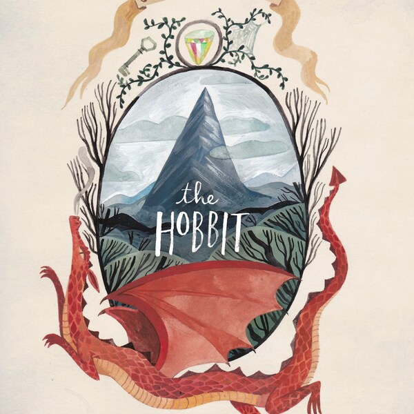 Impresión de 6x8" de A Hobbit's Tale