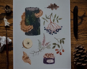 September Treasures print