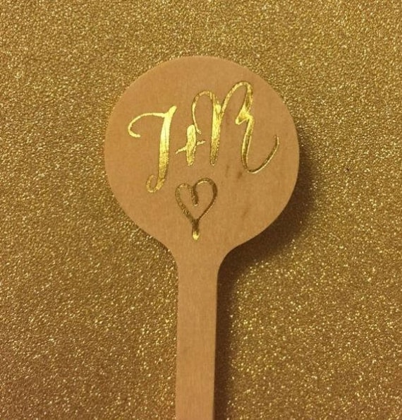Custom FOIL drink stirrers Il_570xn