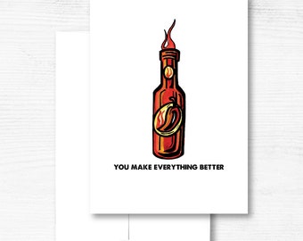 you make everything better, a Valentine's card