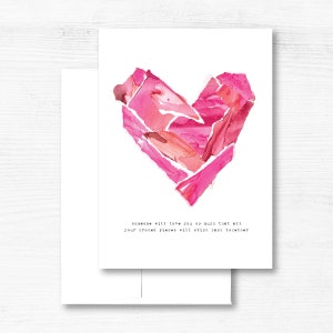 someone to fix all your broken pieces, 1 folded card & envelope