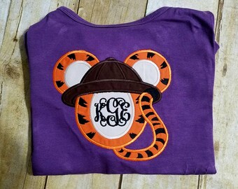 Safari Tigger Inspired Mouse Head Shirt