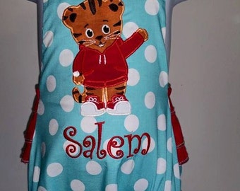 Daniel Tiger Inspired Bubble Romper