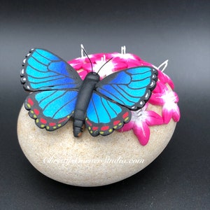 Miniature Rockscape, Polymer Clay Landscape on Rock, Standing on the Rock Collection
