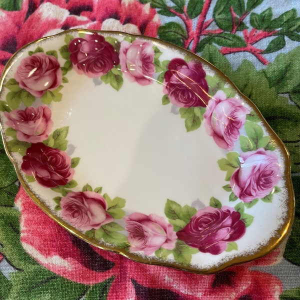 Royal Albert "Old English Roses" Bone China Candy Dish