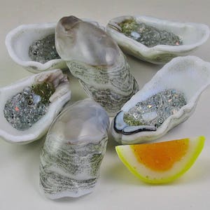 Glass Oyster Geode