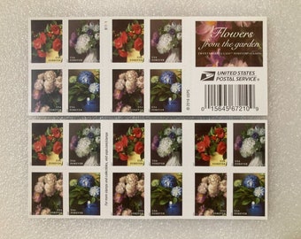 Flowers From The Garden Stamps - Wedding Rose Design, Perfect for Invitation and Greeting Cards