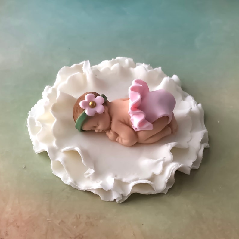 Vintage Baby Shower Topper Fondant Cake Topper Fondant Etsy
