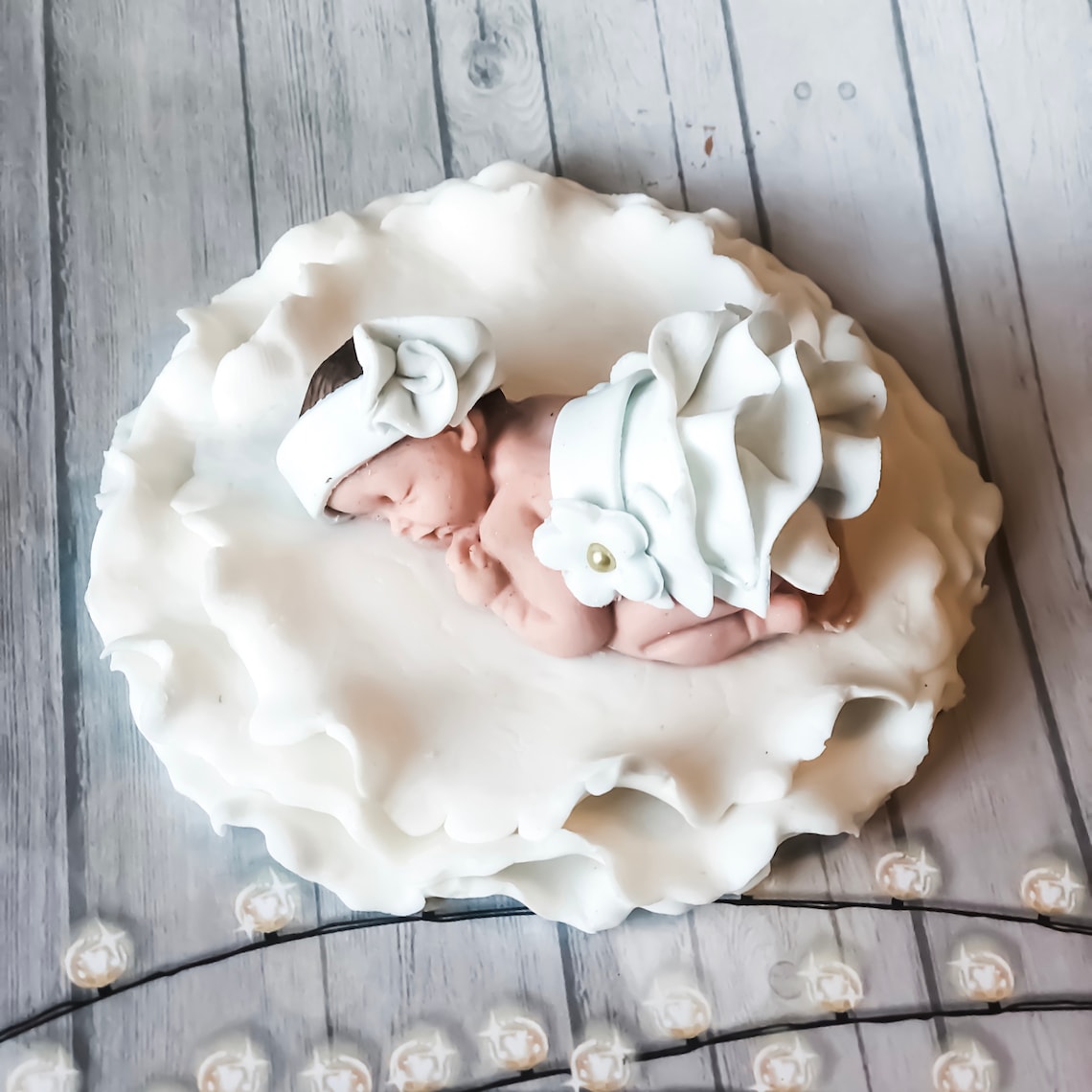 CAKE TOPPER BABY Shower Baby Shower Cake topper fondant cake Etsy