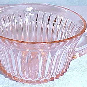 Queen Mary Pink Depression Glass Cup