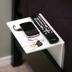 Urban Shelf floating nightstand for iPhone/ Android - Doubles as an iPad, Kindle, tablet stand for tables, counters, laps & airplane trays