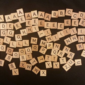Magnetic Scrabble Tiles- your choice or complete set