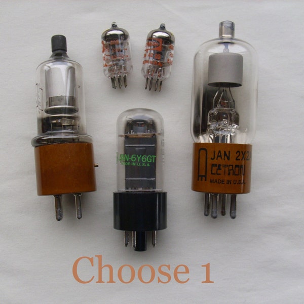 Vintage Electronic Vacuum Tubes / Steampunk, Dieselpunk, Teslapunk, and Jewelry Supplies / NOS or New Old Stock