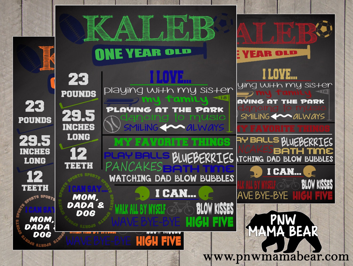 Custom Chalkboard Sign Personalized Birthday Poster | Etsy