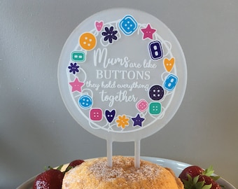 Mothers Day Cake Topper, Mum cake topper, afternoon tea, celebrate mum, happy mothers day, mum day, best mum