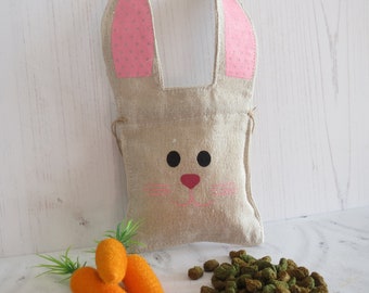 Fun Pet Rabbit treat bag Easter Rabbit gift bag, bunny bag, bunny gift