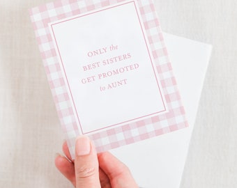 Promoted to Aunt Greeting Card