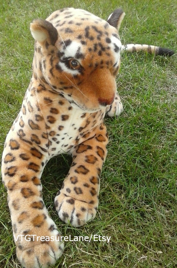 large jaguar stuffed animal