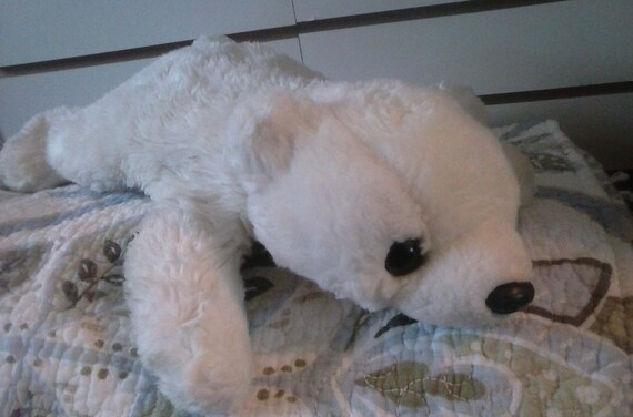 ty polar bear stuffed animal