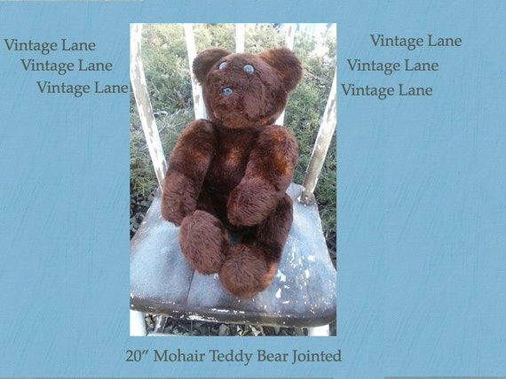 mohair teddy bear