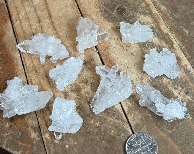 one Small Quartz Crystal Cluster – Hand-Selected Top-Quality Specimen from Brazil a080