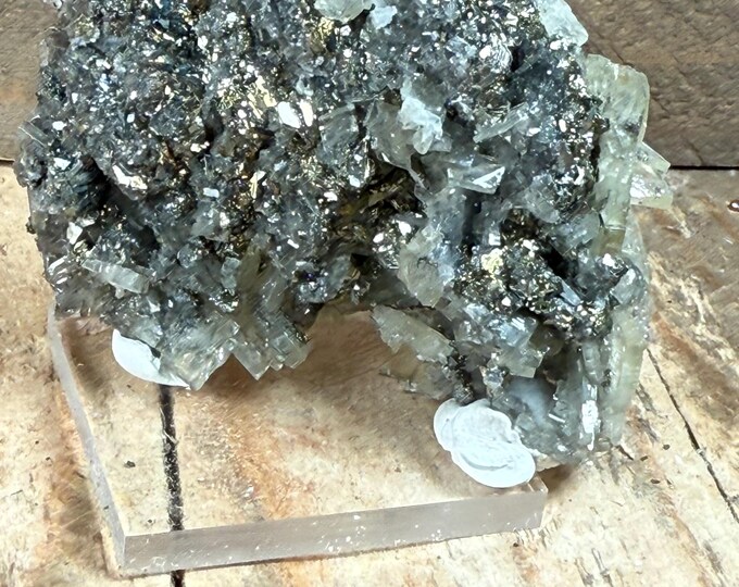 Unique Pyrite Chalcopyrite, Morocco - Nice Cluster 2.5 inch