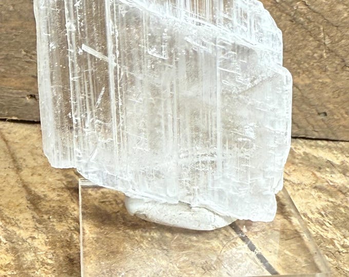 Raw Selenite Crystals from Mexico | Handpicked Natural Satin Spar | Collector Mineral Specimen | Decorative Raw Crystal Display  bflat3
