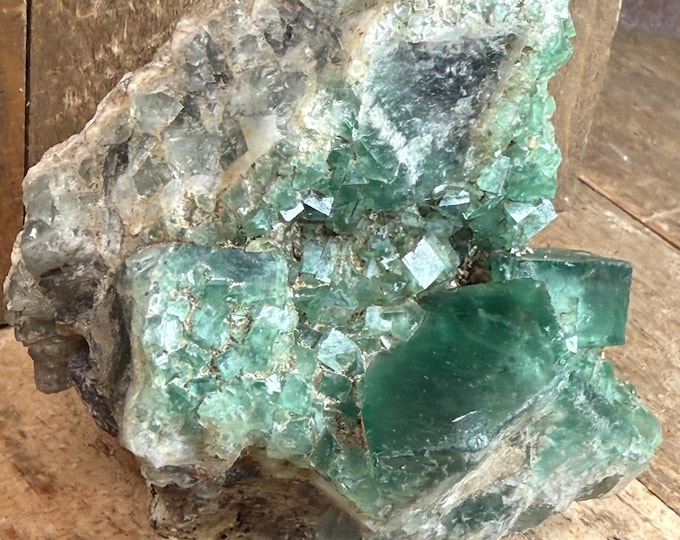 Hand-Picked Raw Madagascar Fluorite Crystals – Natural Rough Fluorite Stone for Collectors 3 inch