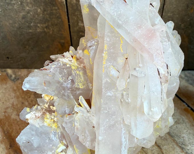 Quartz Crystal Cluster  from Madagascar | Natural | Handpicked Raw Crystal | Collector Mineral 3.6 inch