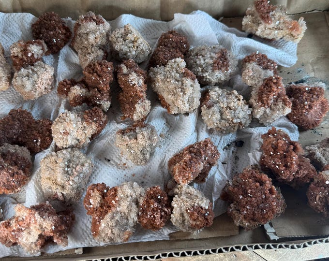 one piece Aragonite  Crystal  Specimen, Raw Aragonite Crystal cluster, Healing Stones and Crystals, Aragonite Cluster row3-1