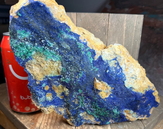 big Brilliant Azurite Crystals, Azurite Crystal specimens, Blue Azurite  Specimen Crystal Shop Rare Raw Azurite rt1