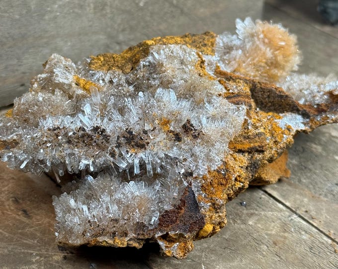 Large Hemimorphite Crystal Cluster – Gorgeous Natural Blue Hemimorphite from Mexico | Rare Mineral Specimen, Raw Crystal Display 23