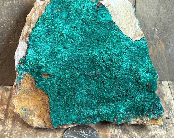 Rare Raw Malachite Crystal Specimen – Hand-Selected Natural Green Malachite from Morocco fflat7