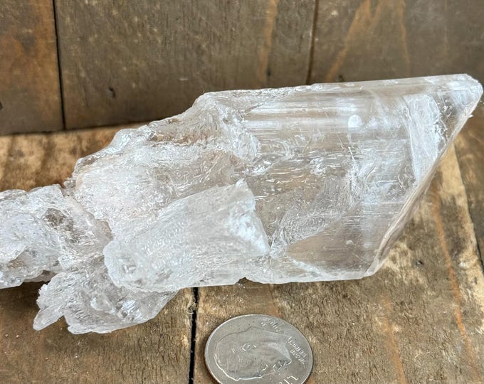 Raw Selenite Crystals – Natural Satin Spar Selenite from Mexico | Cleansing & Healing Crystal Wands bflat1