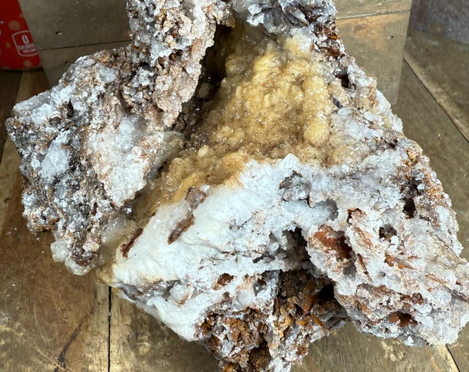 big Stalactite Crystal Cluster – Natural  Calcite & Aragonite Formation, Rare Mineral Specimen, Raw Cave Crystal , Decor  Collection 21