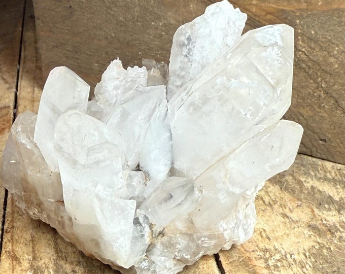 Quartz Crystal Cluster from Madagascar | Natural Quartz Point | Handpicked Raw Crystal | Collector Mineral  20