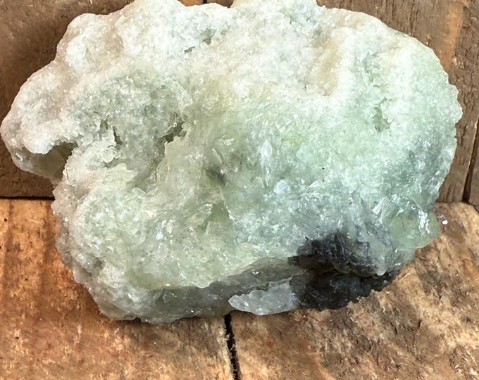 Hand-Selected Natural Prehnite Crystal Specimen – Raw High-Quality Prehnite Mineral for Collectors jflat7