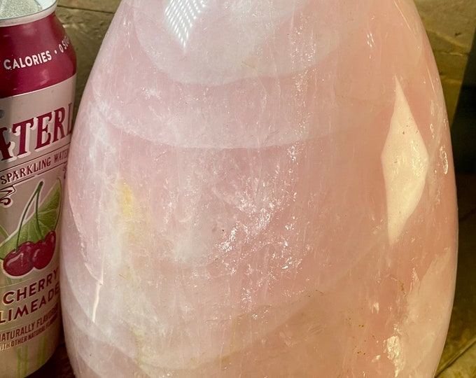 big Rose Quartz Freeform minor imperfections rose Quartz Crystal Natural Polished Rose Quartz Freeform , Rose Quartz Freeform, tv1
