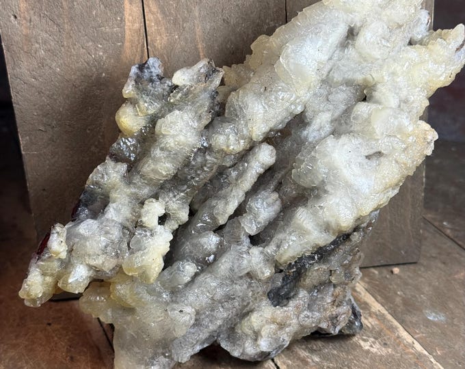 Stalactite Crystal Cluster – Large Druzy Calcite & Aragonite Formation | Handpicked Showy Display Specimen for Collectors Home Décor 17
