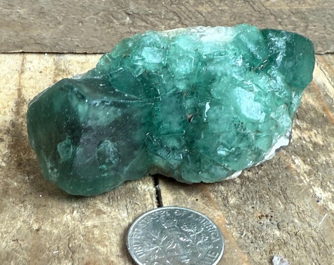 Fluorite Crystals – Raw Madagascar Fluorite Stone | Natural Rough Fluorite for Display, Collection ccc5