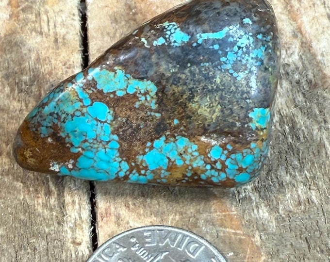 Hubei Turquoise Nugget: Raw Crystal for Jewelry & Collecting (38mm)